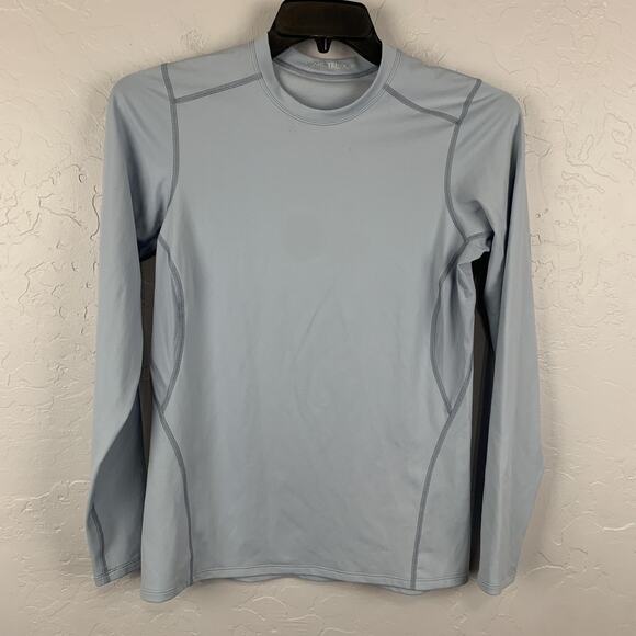Arc'teryx Shirt Womens Large Light Blue Long Sleeve Performance Base Layer Tech - Picture 1 of 7